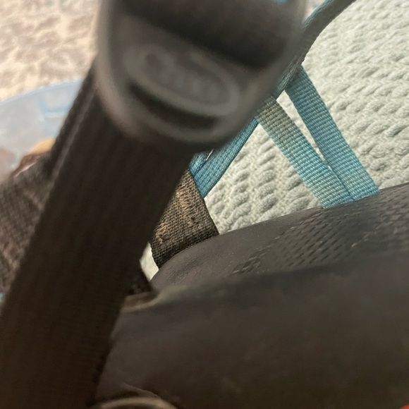 Chaco sandals EUC pink, red, blue, yellow, green adjustable straps for size 8-9 - Picture 2 of 5